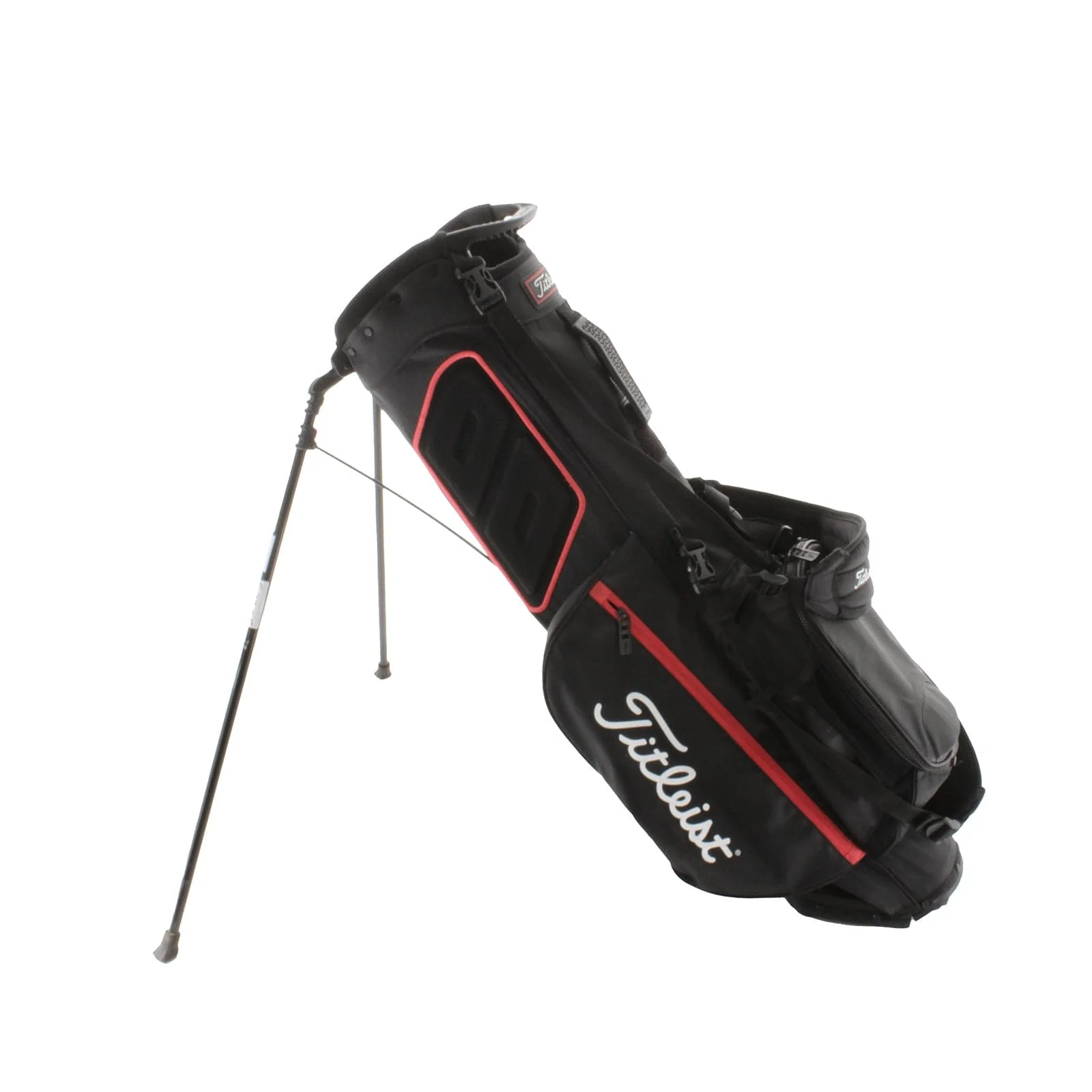 Titleist Players 4 Stand Bag - Black/Red - Image 3