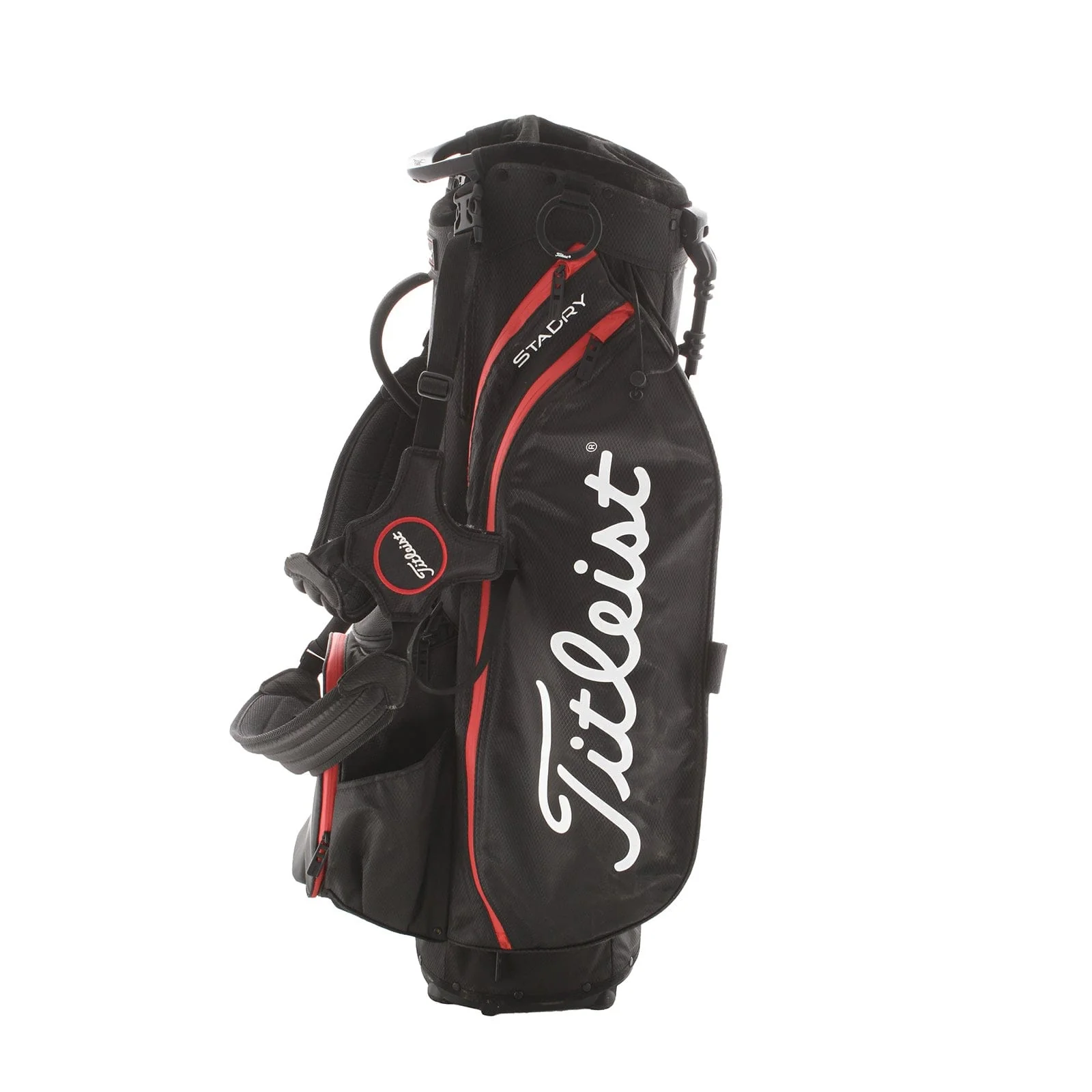 Titleist Players 5 Stand Bag - Black/Red - Image 2
