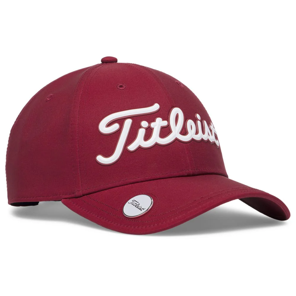 Titleist Players Ball Marker Cap - Crimson/White - Image 2