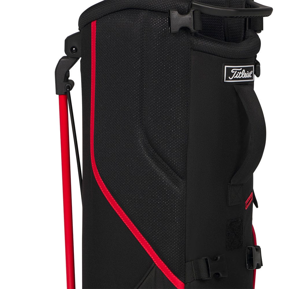 Titleist Players S4 StaDry Waterproof Stand Bag - Black/Red/Graphite - Image 4