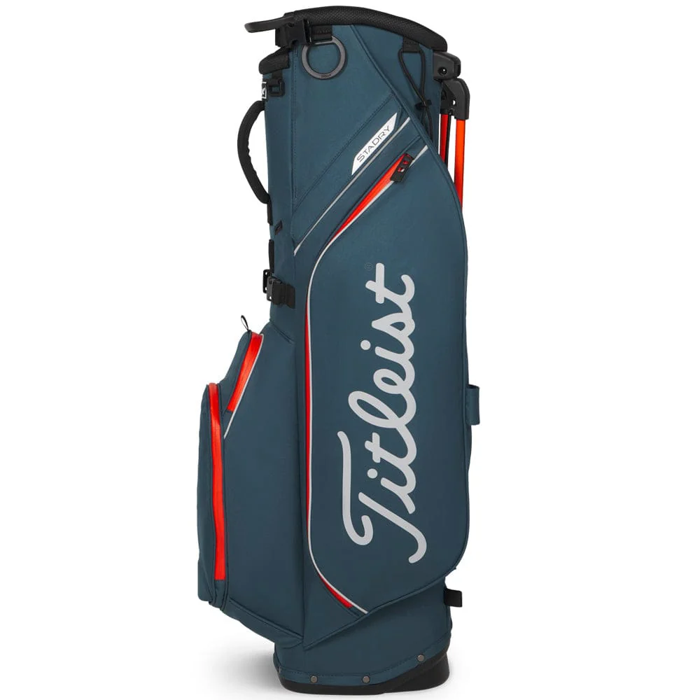 Titleist Players S4 StaDry Waterproof Stand Bag - Monterey/Flame/Marble - Image 5
