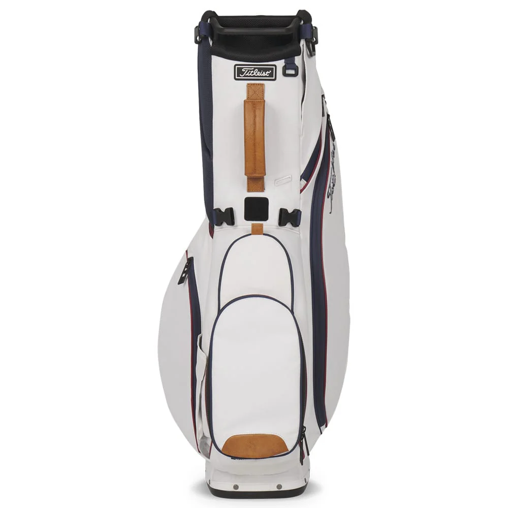 Titleist Players S4 Stand Bag - White/Navy/Palomino - Image 4