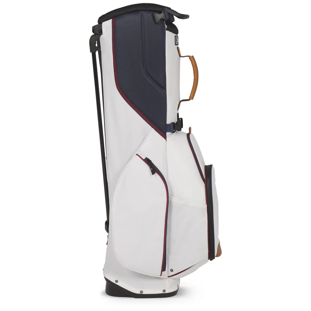 Titleist Players S4 Stand Bag - White/Navy/Palomino - Image 5