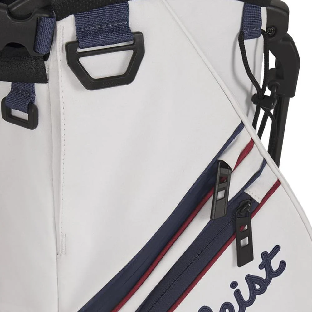 Titleist Players S4 Stand Bag - White/Navy/Palomino - Image 6