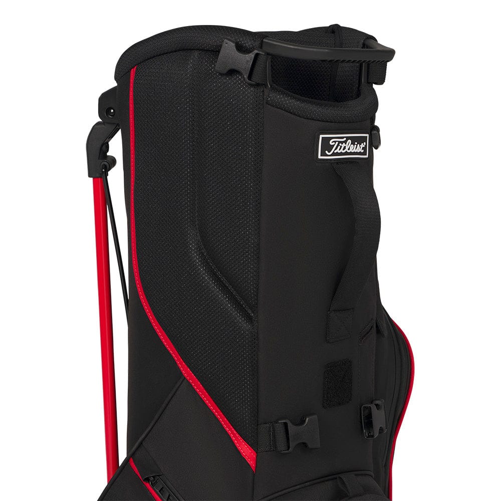 Titleist Players S5 StaDry Waterproof Stand Bag - Black/Red/Graphite - Image 12