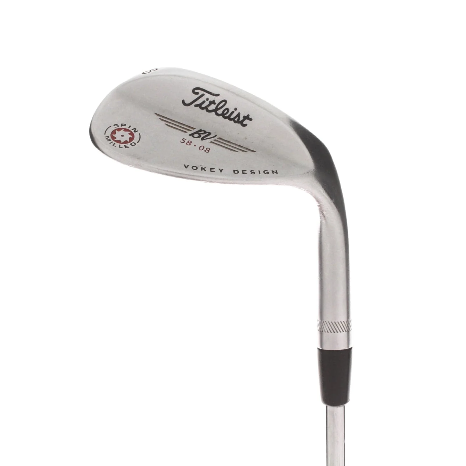 Titleist Spin Milled Steel Mens Right Hand Lob Wedge 58* 8 Bounce Stiff - Dynalite Gold XP S300