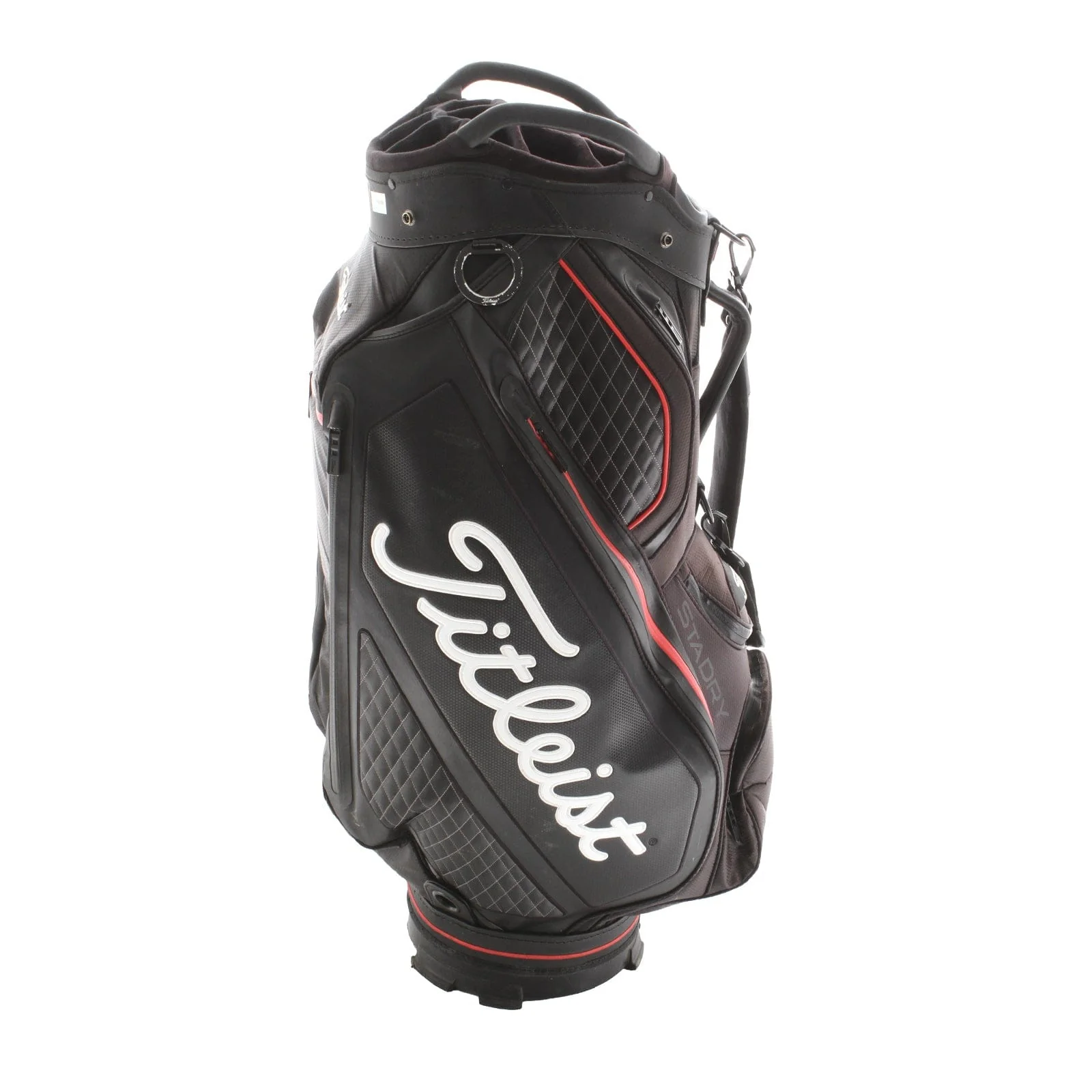 Titleist Stadry Cart Bag - Black/Red/White - Image 3
