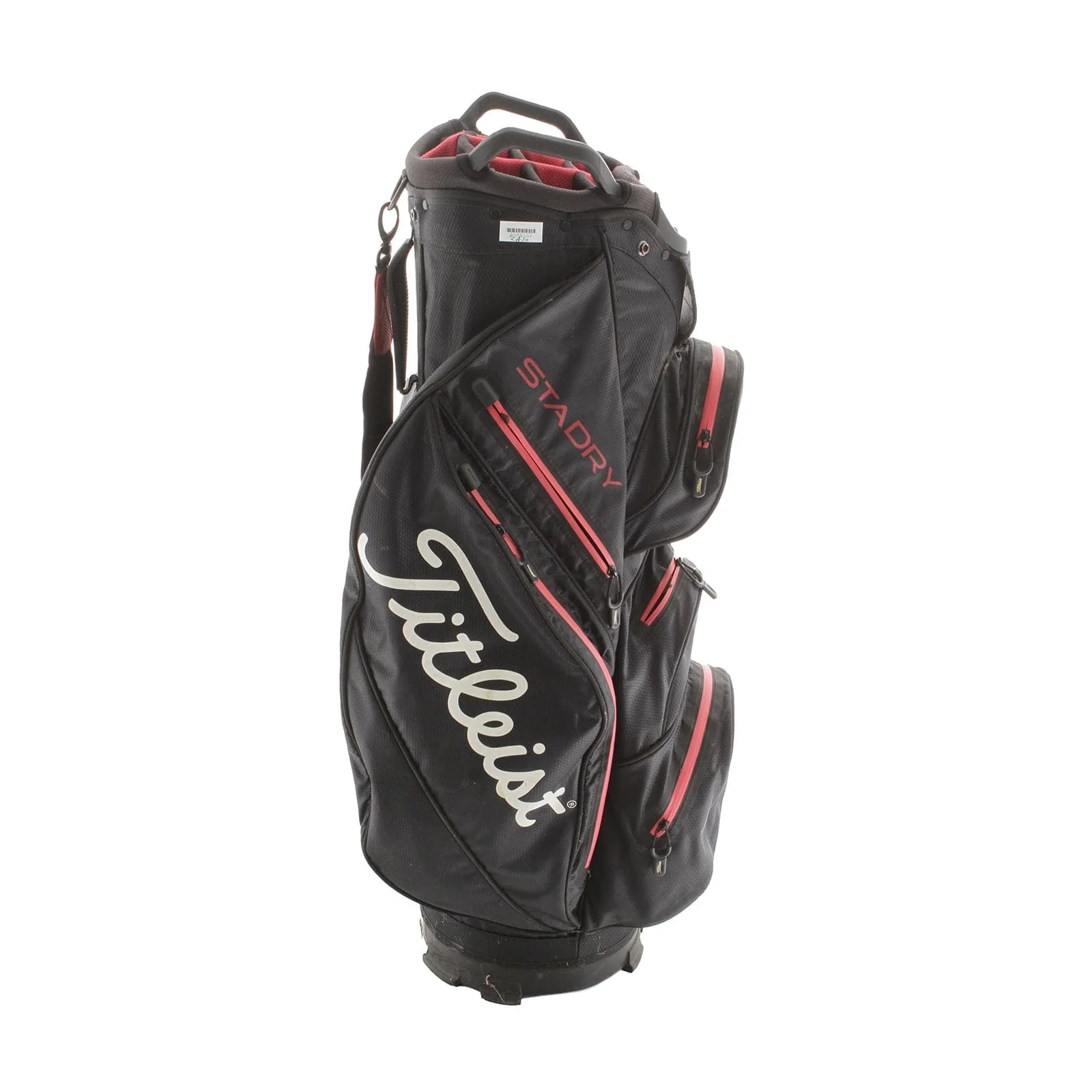 Titleist StaDry Cart Bag - Black/White/Red - Image 3