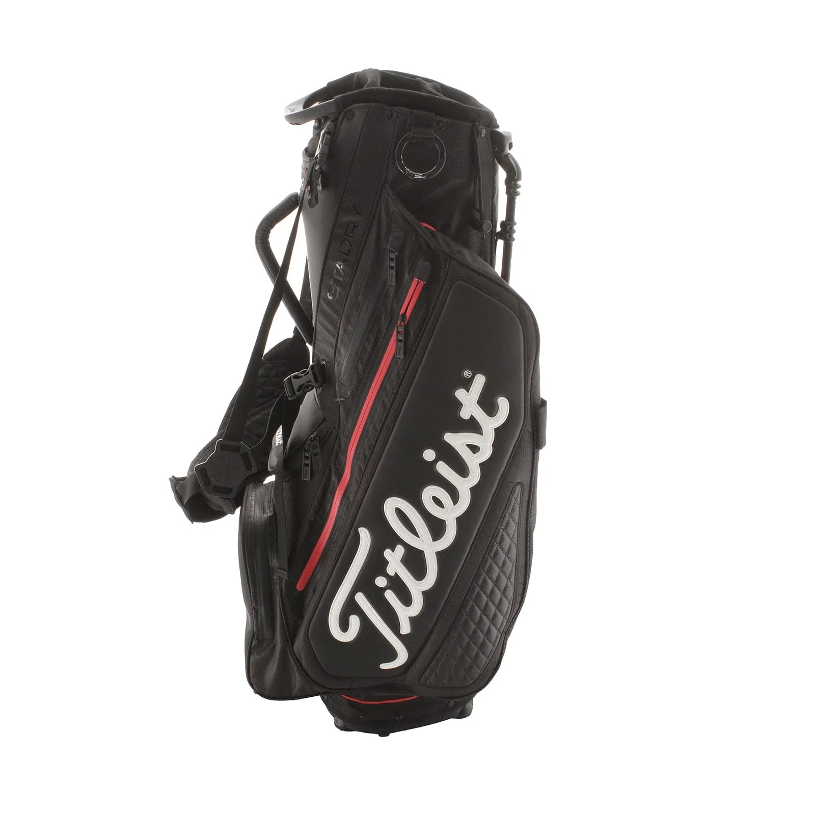 Titleist StaDry Stand Bag - Black/White/Red - Image 4