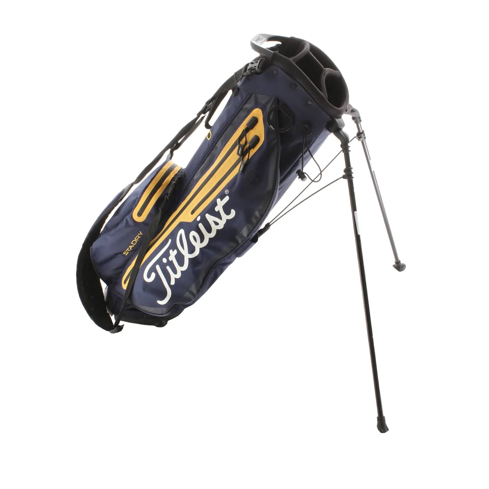 Titleist StaDry Stand Bag - Navy/Yellow