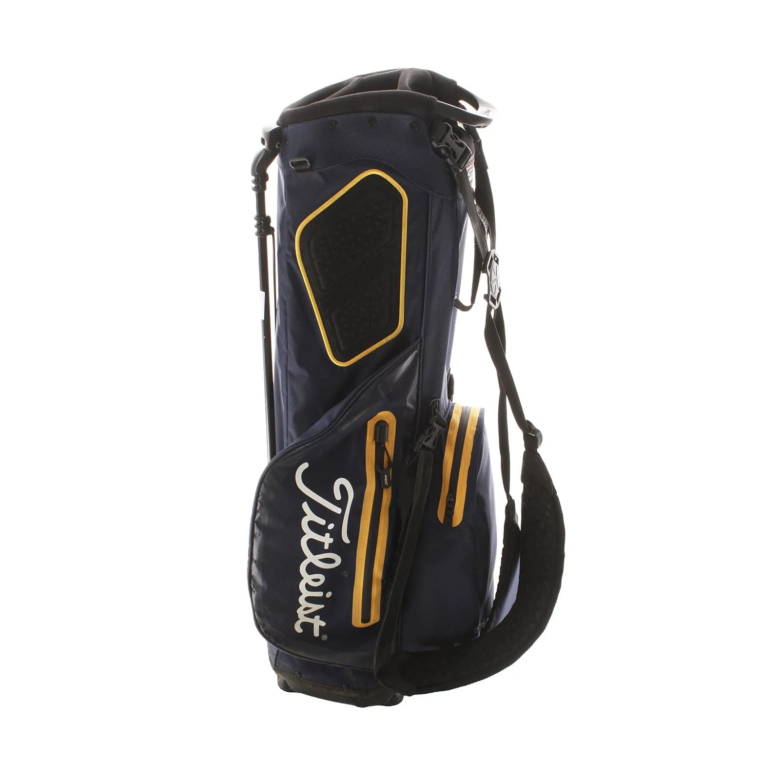 Titleist StaDry Stand Bag - Navy/Yellow - Image 4