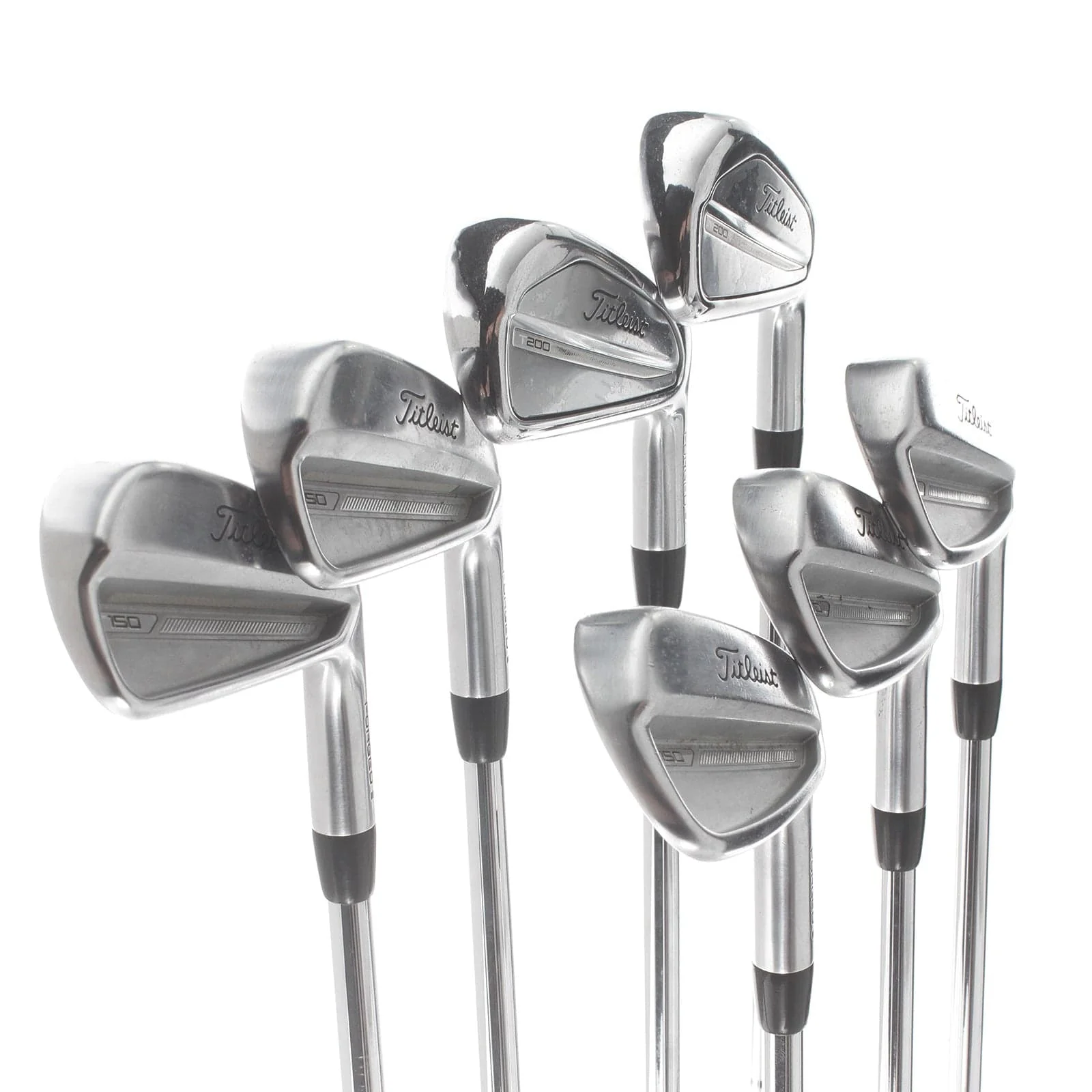 Titleist T150/T200 2023 Combo Steel Mens Right Hand Irons 4-PW Extra Stiff - True Temper AMT - Image 2