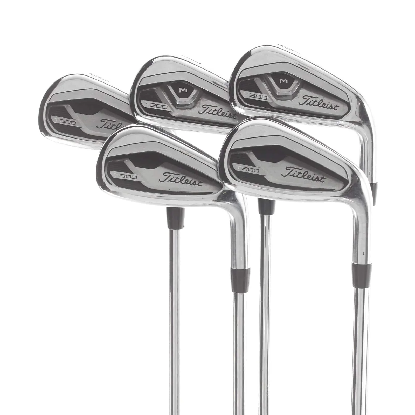 Titleist T-300 Steel Mens Right Hand 6-pw Regular - AMT Black