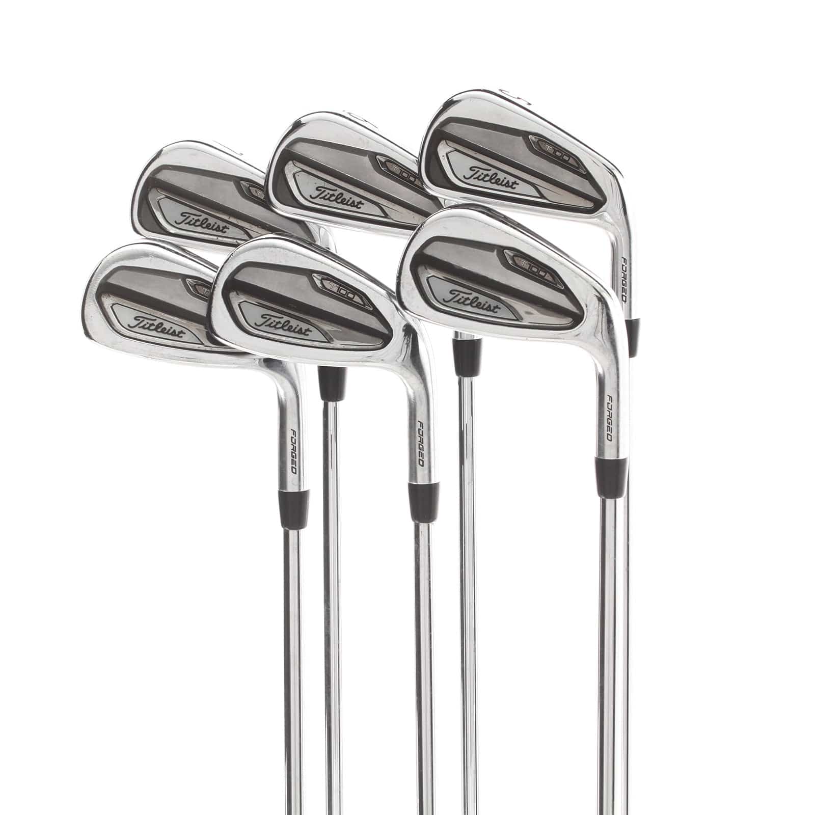 Titleist T100 Steel Mens Right Hand Irons 5-PW Stiff - AMT Tour White S300