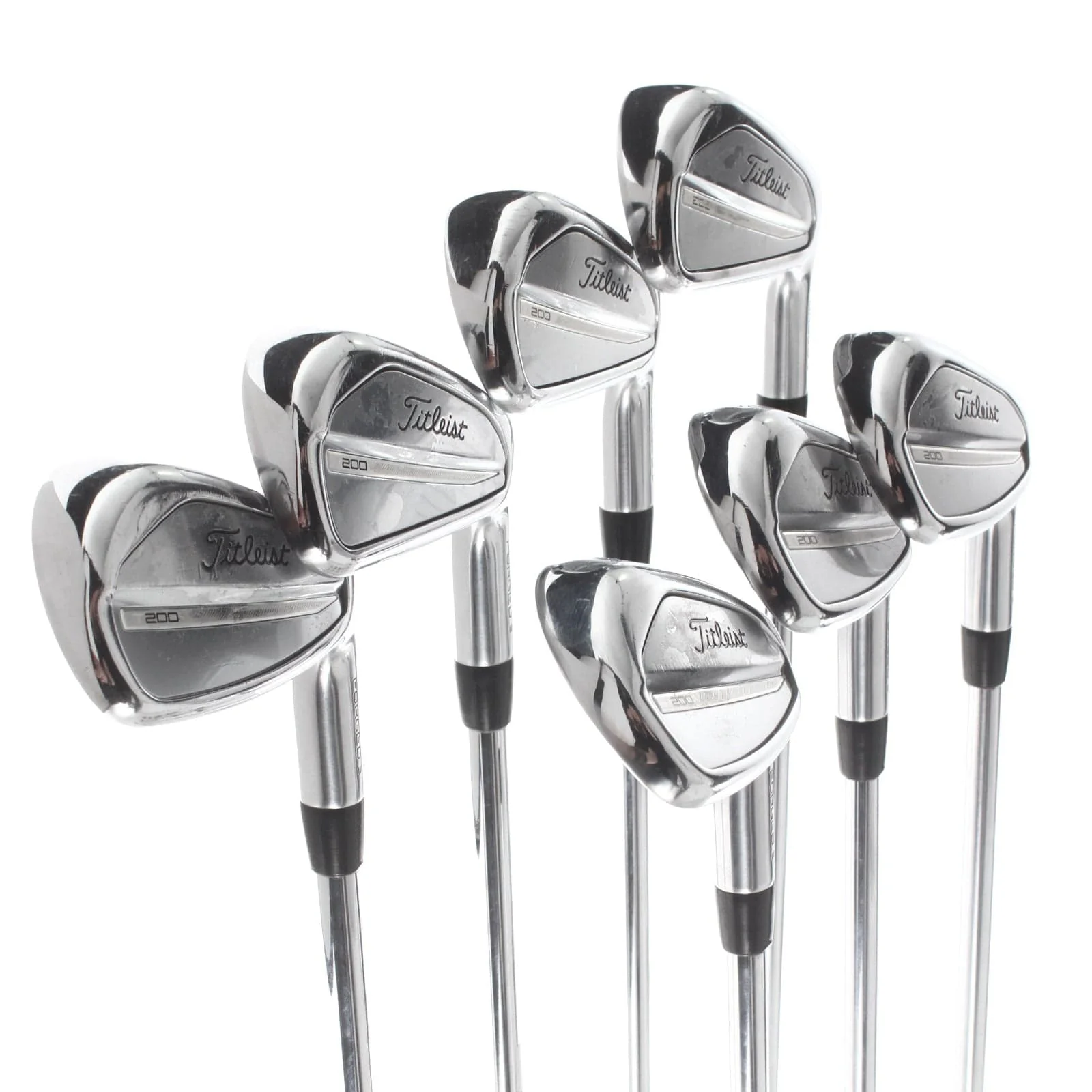 Titleist T200 Steel Mens Right Hand Irons 5-GW Regular - AMT Black - Image 2