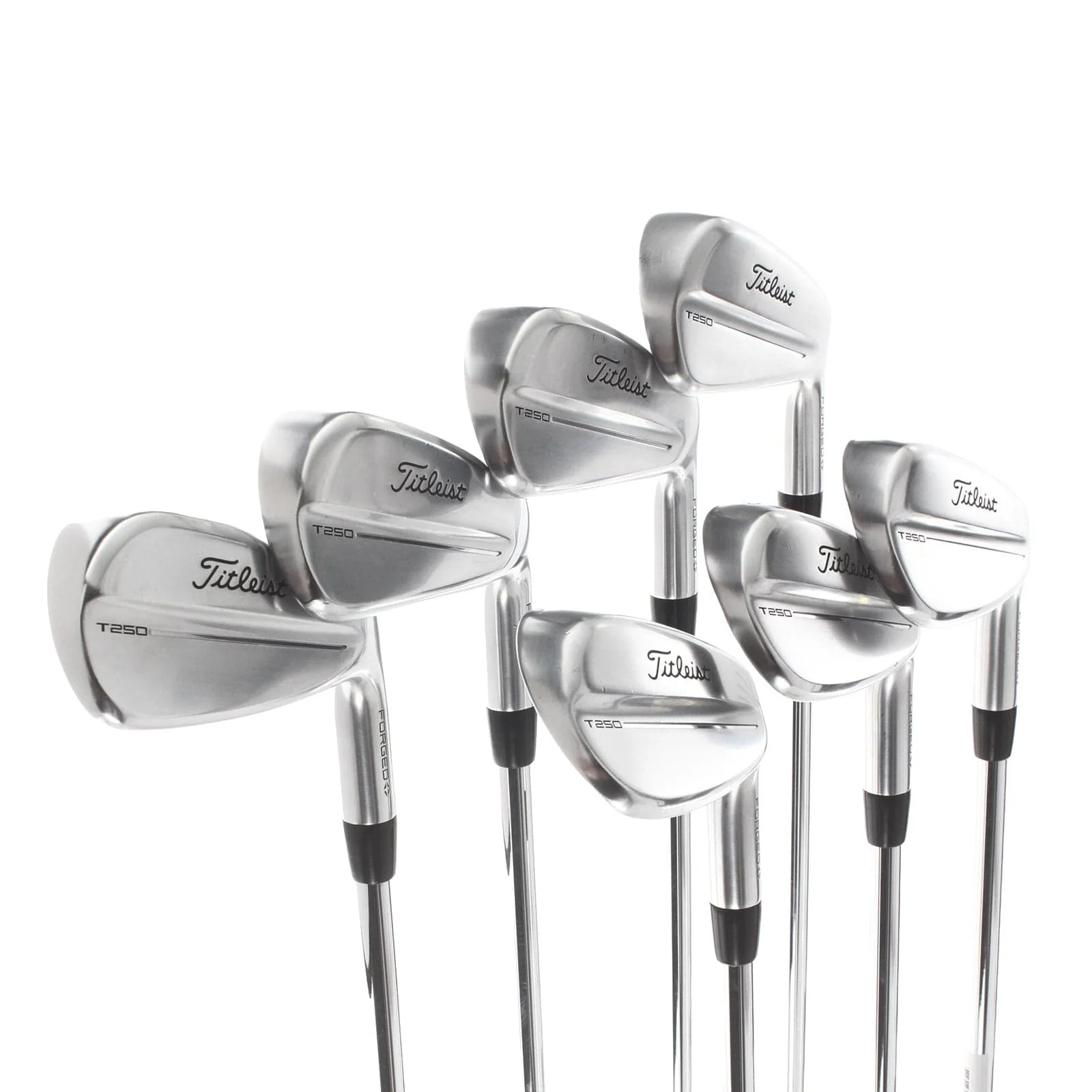 Titleist T250 2025 Steel Mens Right Hand Irons 4-PW Regular - True Temper AMT Black - Image 2