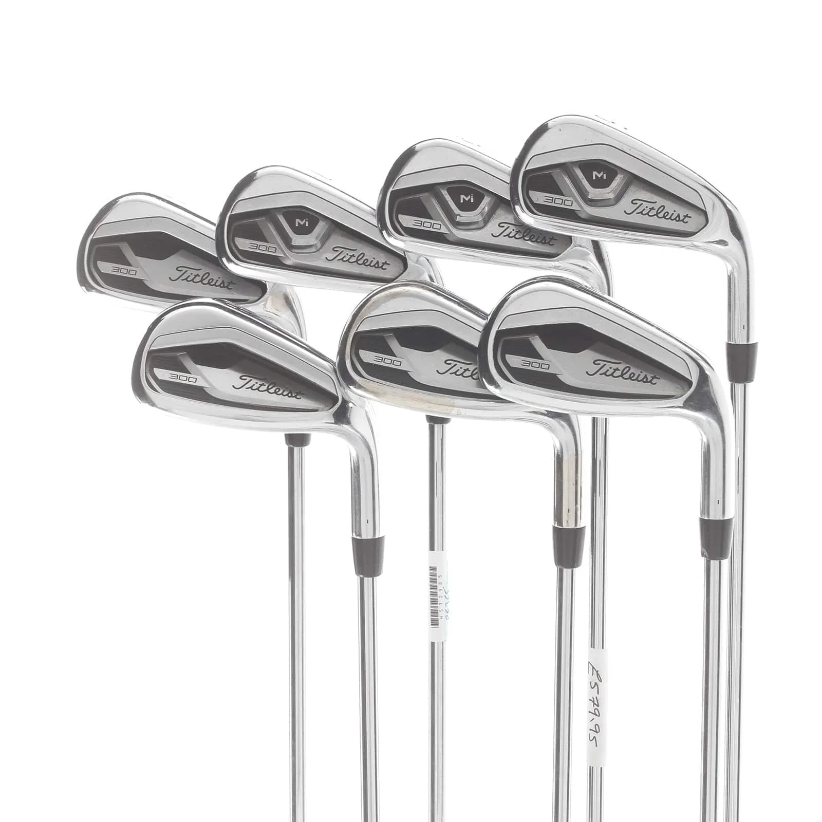 Titleist T300 Steel Mens Right Hand Irons 5-GW Stiff - True Temper AMT Black