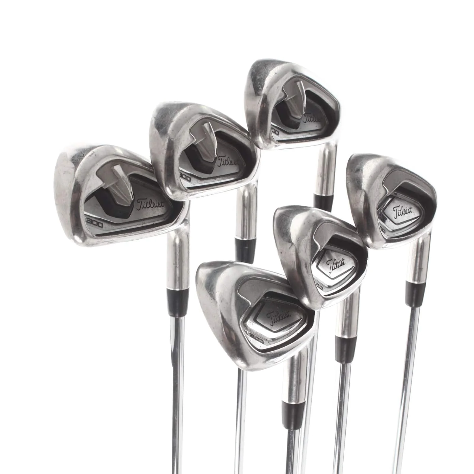 Titleist T300 Steel Mens Right Hand Irons 5-PW Regular - AMT red - Image 2