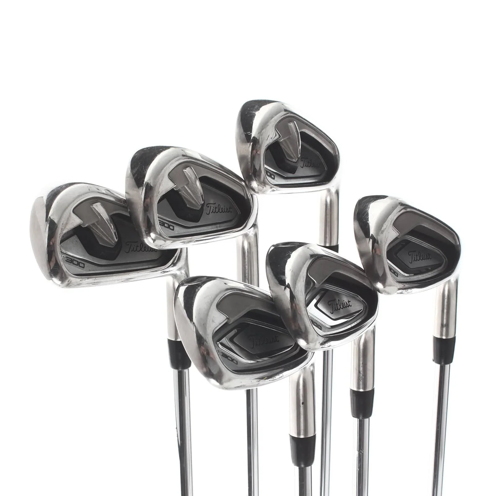 Titleist T300 Steel Mens Right Hand Irons 5-PW Regular - AMT Red R300 - Image 2