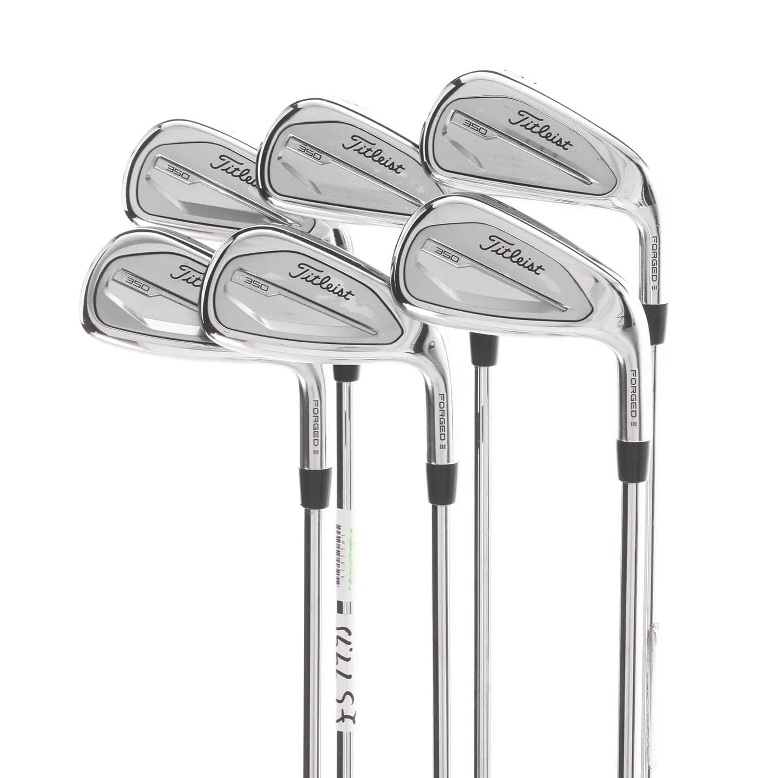 Titleist T350 2023 Steel Mens Right Hand Irons 5-PW Regular - AMT Red R300