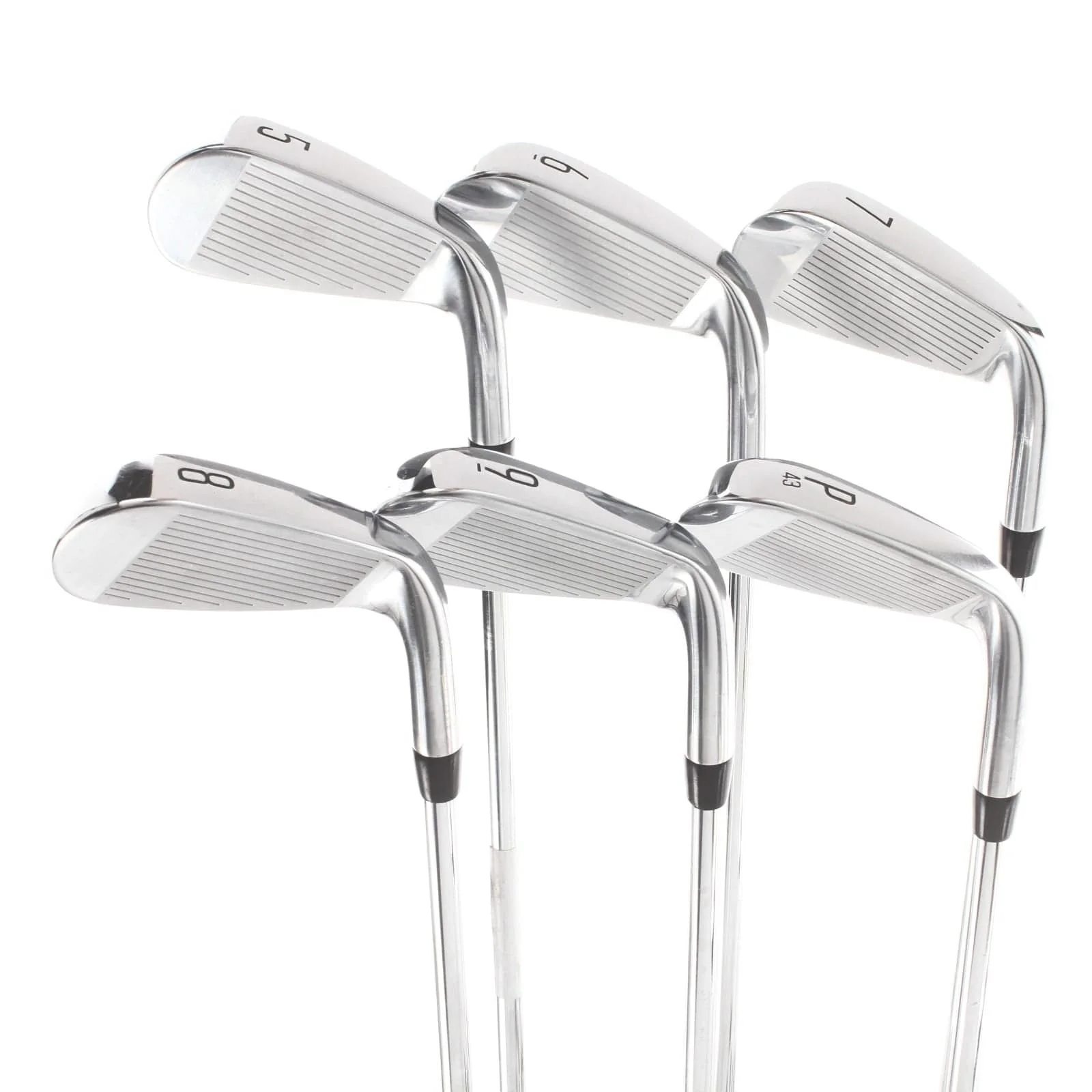 Titleist T350 Steel Mens Left Hand Irons 5-PW Regular - True Temper AMT Red - Image 3
