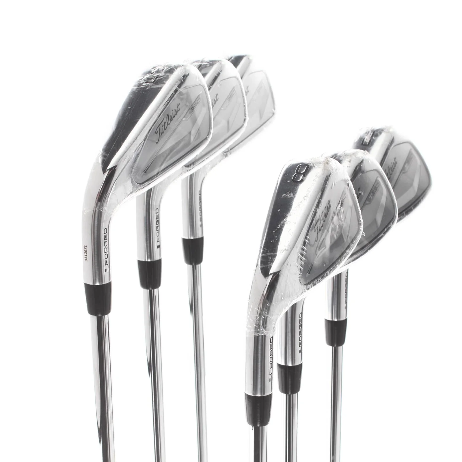 Titleist T350 Steel Mens Left Hand Irons 5-PW Regular - True Temper AMT Red - Image 2