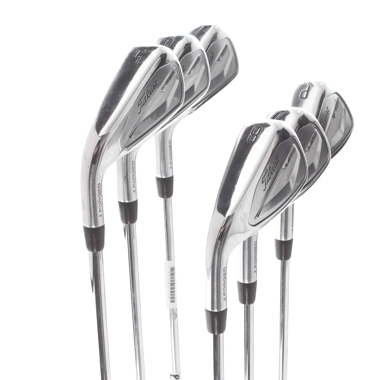 Titleist T350 Steel Mens Left Hand Irons 5-PW Regular - True Temper AMT Red R300 - Image 2