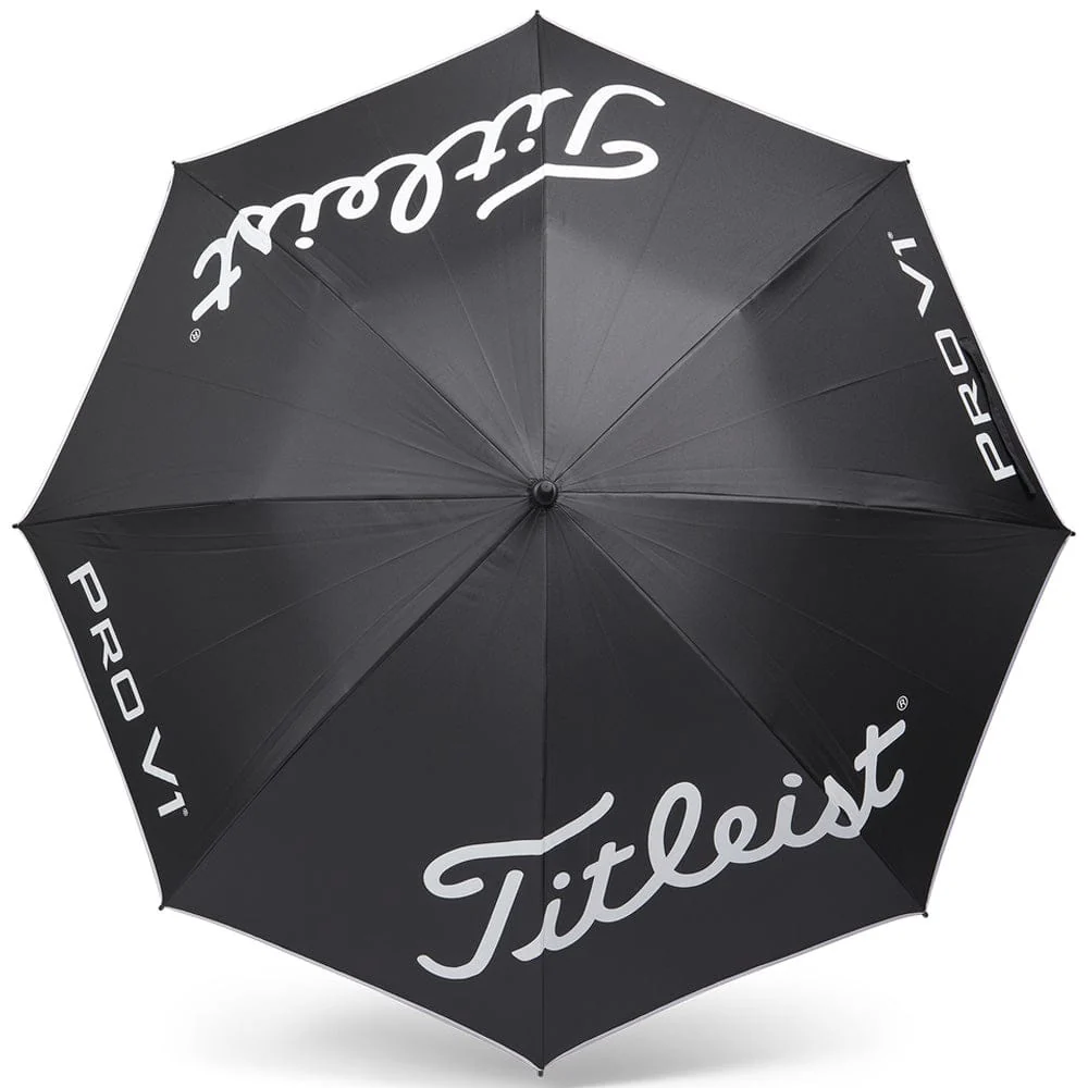 Titleist Tour Lightweight UV Umbrella - Black/White - Image 3