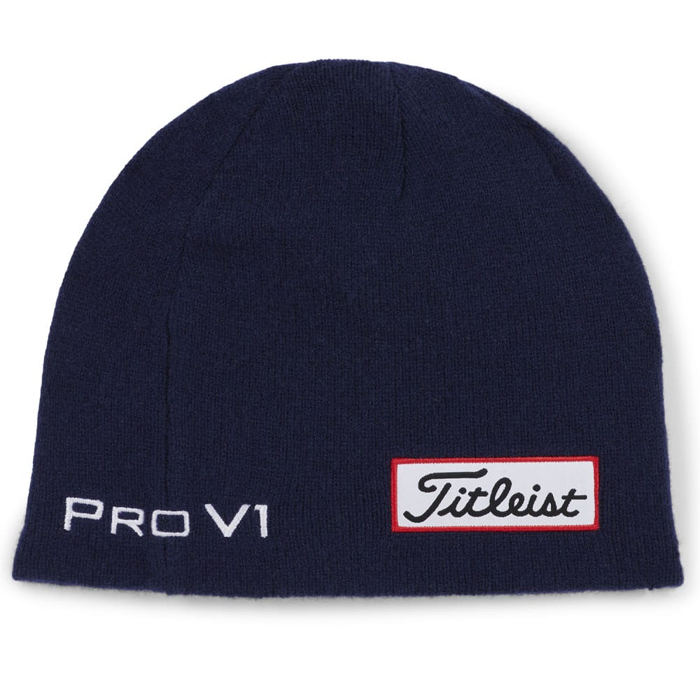 Titleist Tour Merino Beanie - Navy/White - Image 5