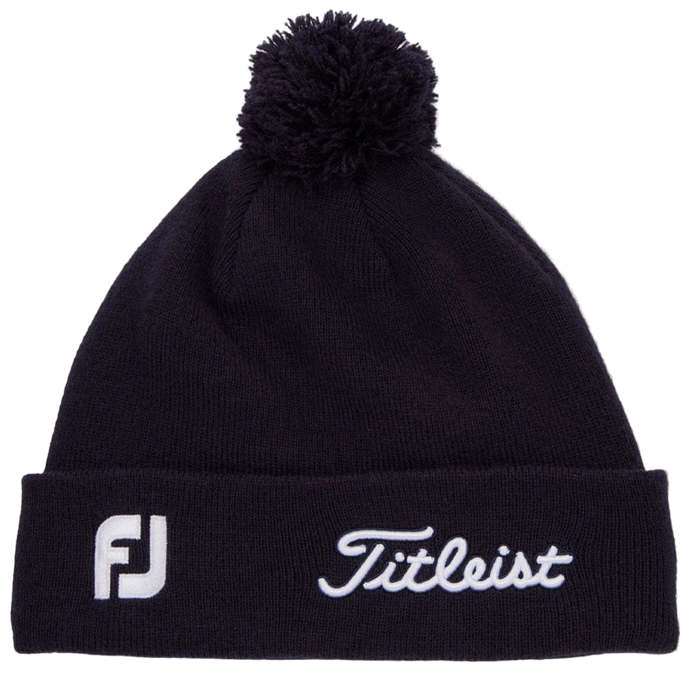 Titleist Tour Pom Pom Beanie - Navy/White - Image 4