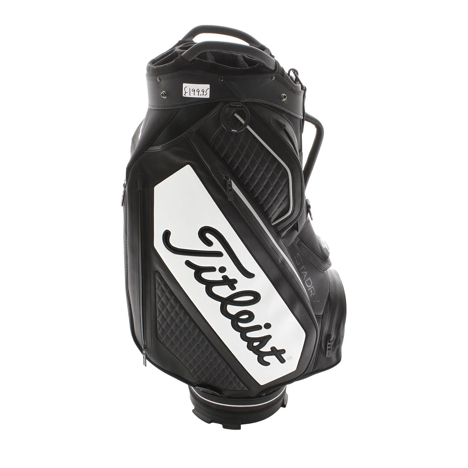 Titleist Tour Series Premium StaDry Cart Bag - Black/White - Image 3
