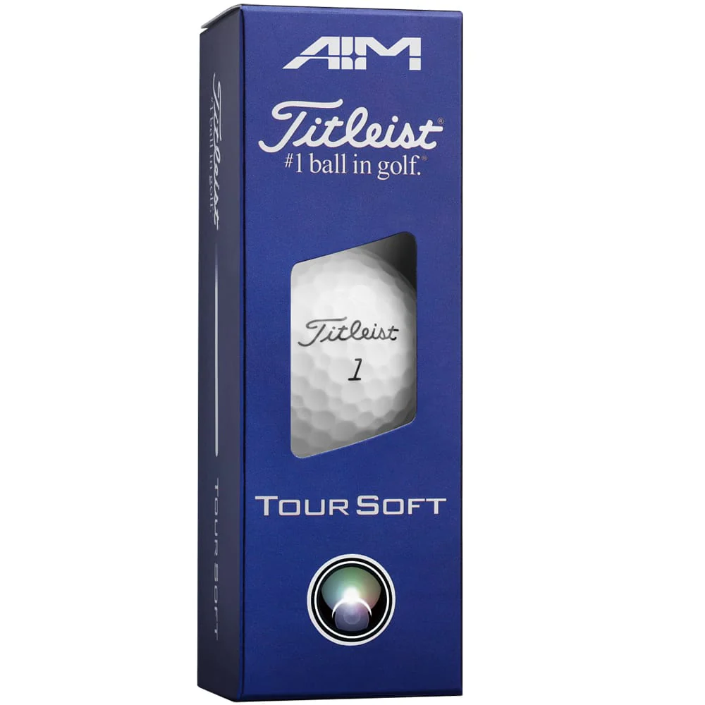 Titleist Tour Soft AIM Performance Golf Balls - White - 12 Pack - Image 7