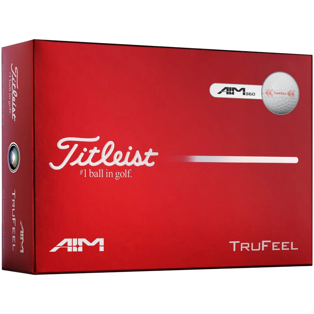 Titleist TruFeel AIM 360 Golf Balls - White - 12 Pack - Image 5