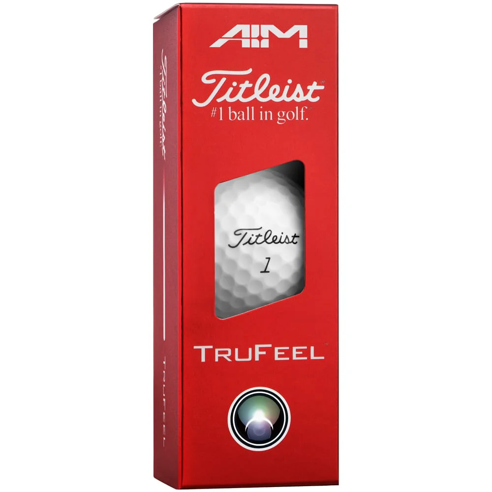 Titleist TruFeel AIM 360 Golf Balls - White - 12 Pack - Image 6