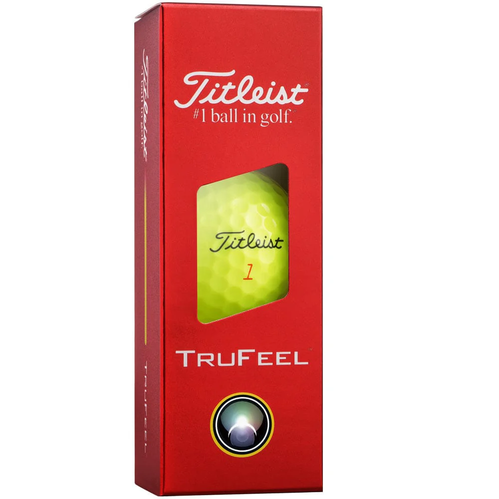 Titleist TruFeel Golf Balls - Yellow - 12 Pack - Image 6