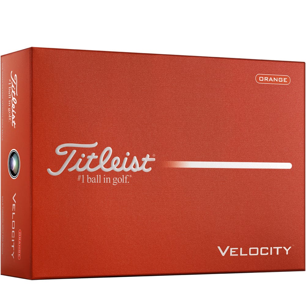 Titleist Velocity Golf Balls - Orange - 12 Pack - Image 6