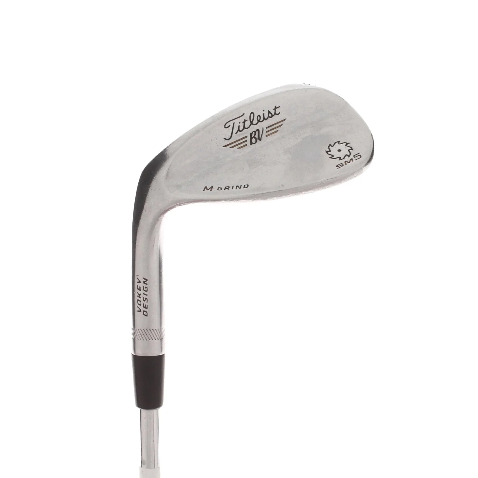 Titleist Vokey SM5 Steel Mens Left Hand Sand Wedge 54* 10 Bounce M Grind Wedge - True Temper Dynamic Gold