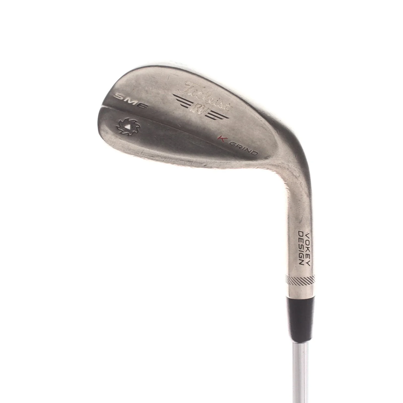 Titleist Vokey SM6 Steel Mens Right Hand Lob Wedge 58* 12 Bounce K Grind Wedge - BV SM6