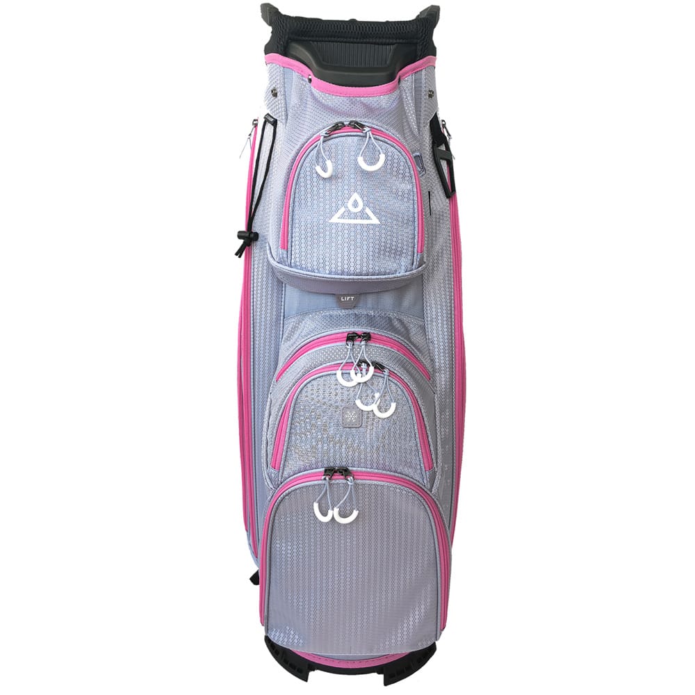 TourDri Cart Bag - Grey/Pink - Image 4