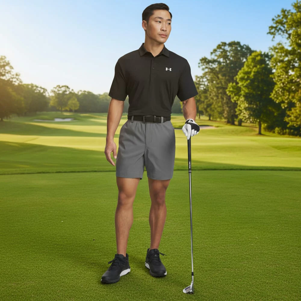 Under Armour Drive Cargo Shorts - Clay Green/Halo Gray - Image 4