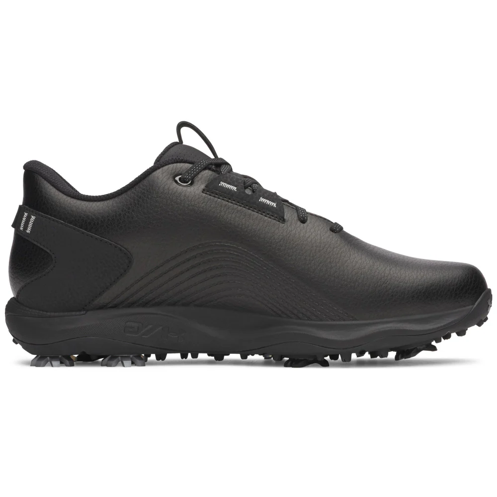 Under Armour Drive Fade 2 Waterproof Shoes - Black/Black/Metallic Gun Metal - Image 3