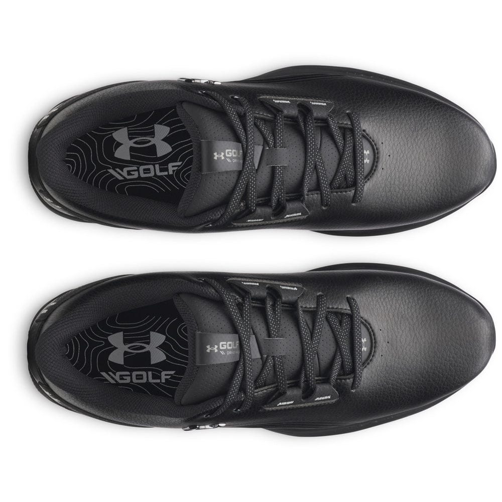 Under Armour Drive Fade 2 Waterproof Shoes - Black/Black/Metallic Gun Metal - Image 4