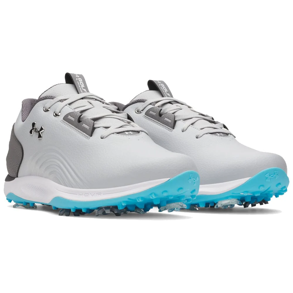 Under Armour Drive Fade 2 Waterproof Spiked Shoes - Mod Gray/Steel/Metallic Silver - Image 5