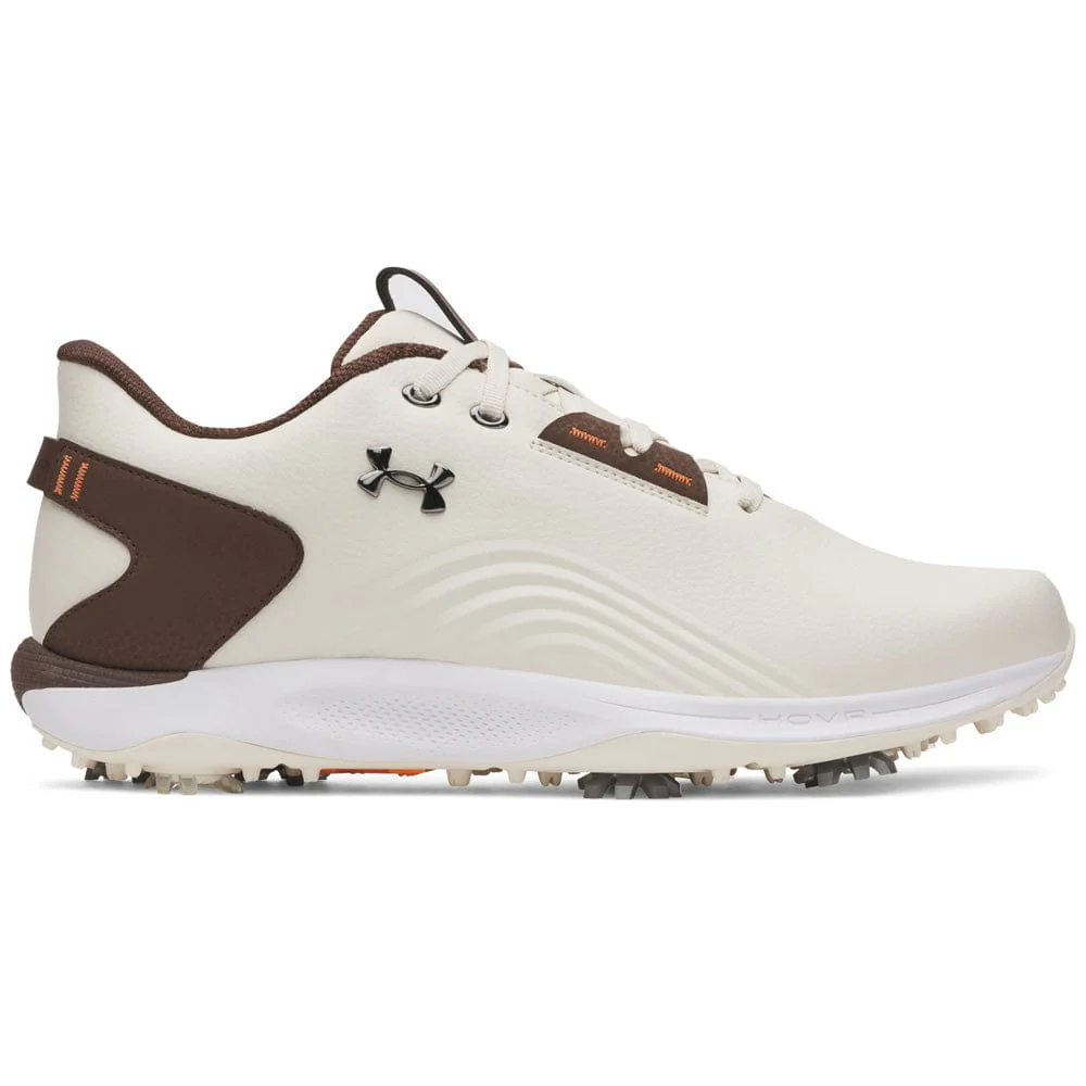 Under Armour Drive Fade 2 Waterproof Spiked Shoes - Stone/Tundra/Metallic Silver
