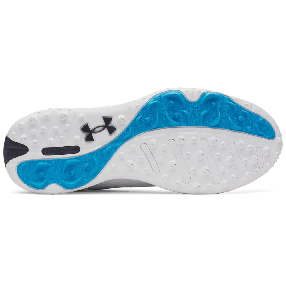 Under Armour Drive Fade 2 Waterproof Spikeless Shoes - White/White/Metallic Silver - Image 2