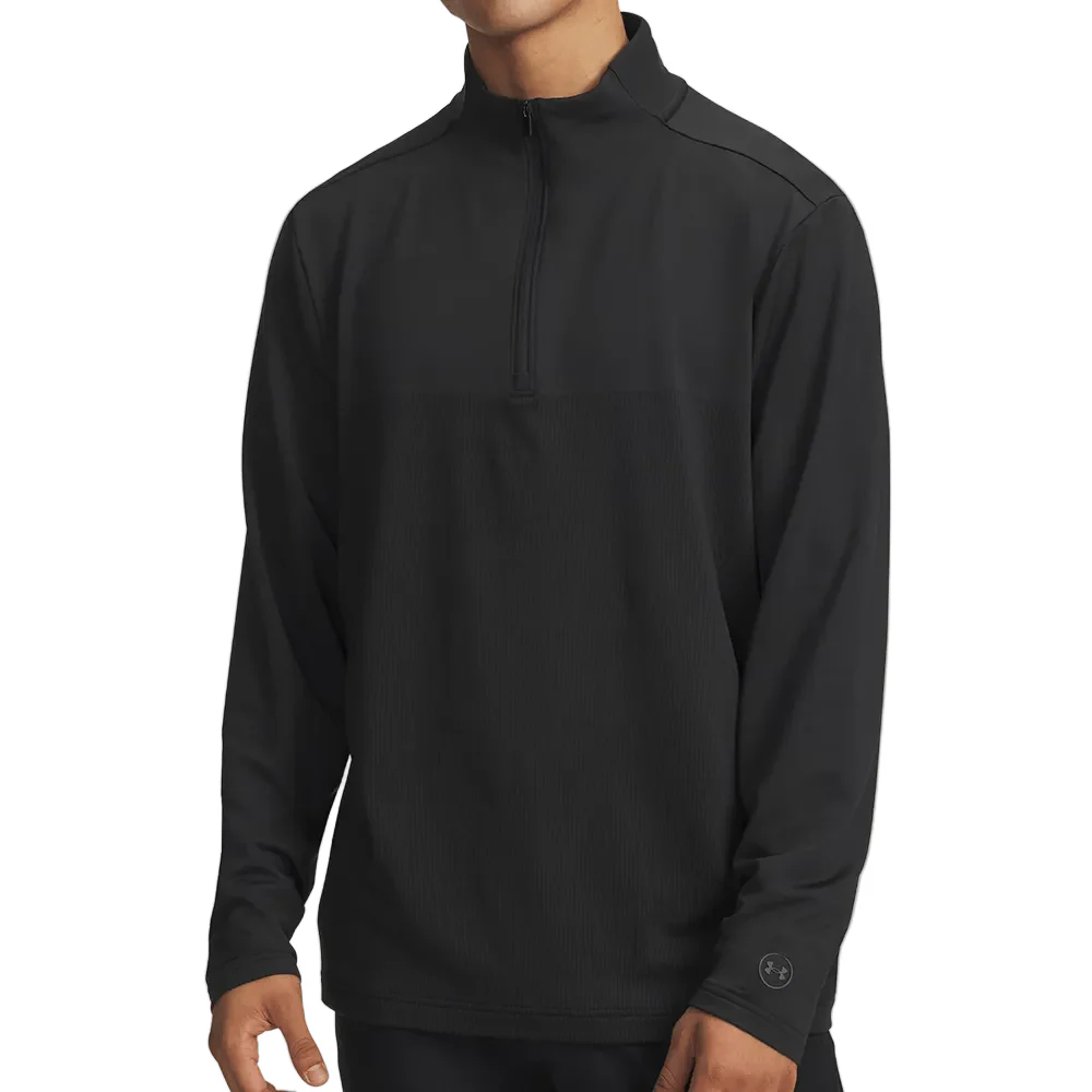 Under Armour Drive Lightweight 1/2 Zip Top - Black/Anthracite/Castlerock
