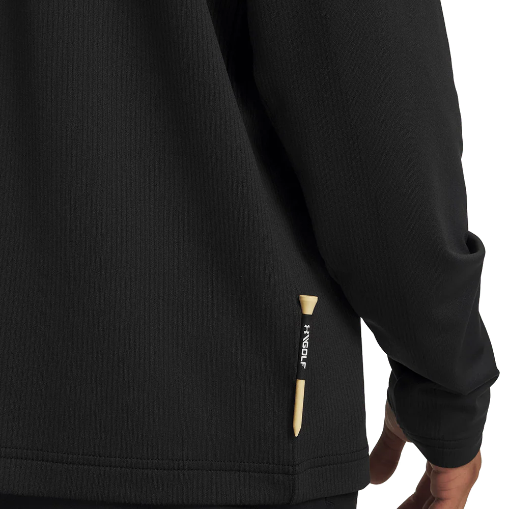 Under Armour Drive Lightweight 1/2 Zip Top - Black/Anthracite/Castlerock - Image 3