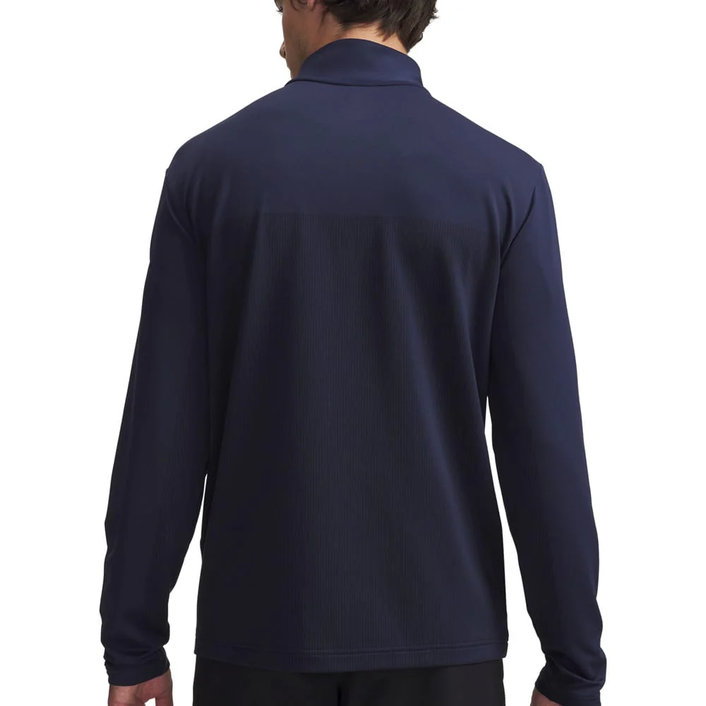 Under Armour Drive Lightweight 1/2 Zip Top - Midnight Navy/Midnight Navy Fade Heather/Castlerock - Image 2