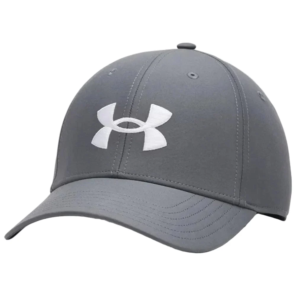 Under Armour Drive Low Adjustable Cap - Pitch Gray/White