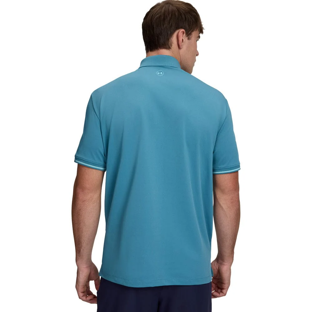 Under Armour ArmourDry Pique Polo Shirt - Boundless Blue/Blue Haze/Blue Haze - Image 2